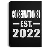 Conservationist Established EST. 2022 - Canvas Portrait
