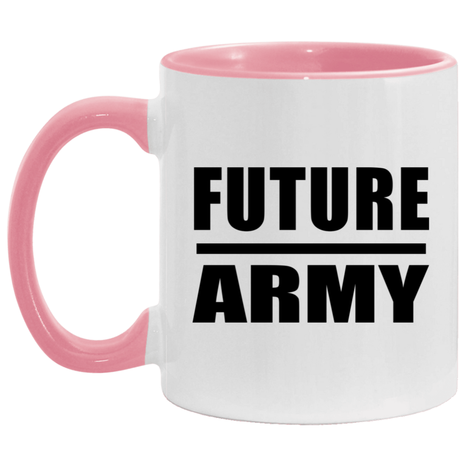 Future Army - 11oz Accent Mug Pink