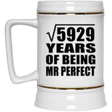 77th Anniversary Square Root of 5929 Years of Mr Perfect - Beer Stein