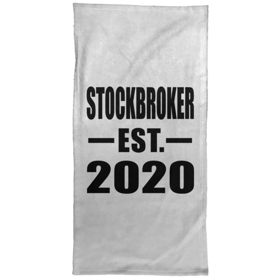 Stockbroker Established EST. 2020 - Hand Towel
