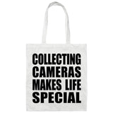 Collecting Cameras Makes Life Special - Tote Bag White