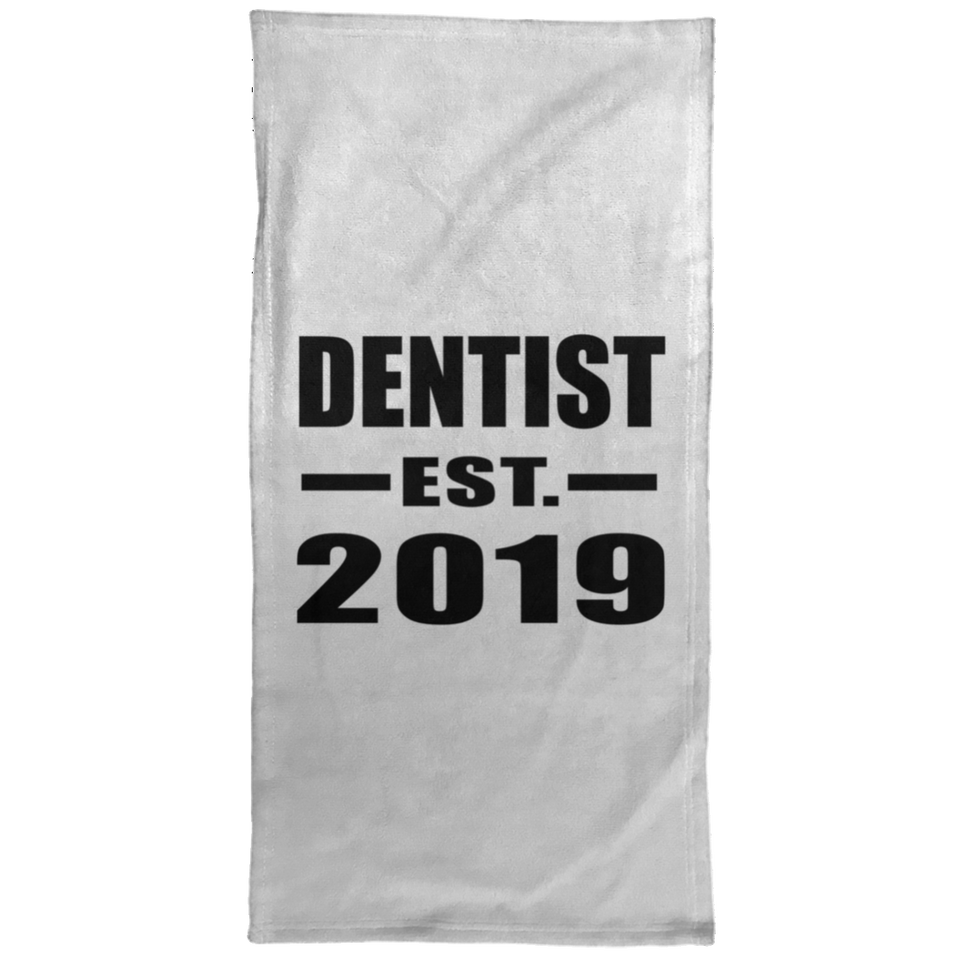 Dentist Established EST. 2019 - Hand Towel
