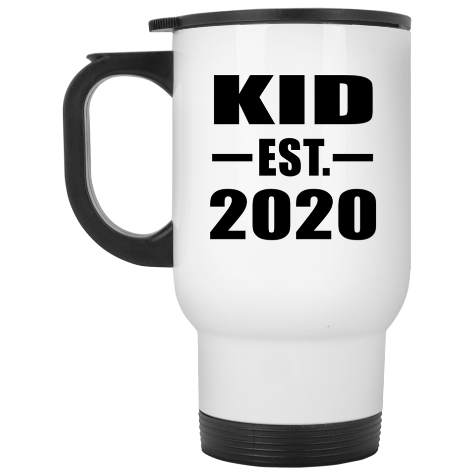 Kid Established EST. 2020 - White Travel Mug