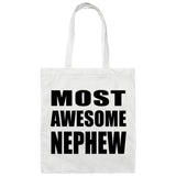 Most Awesome Nephew - Tote Bag White
