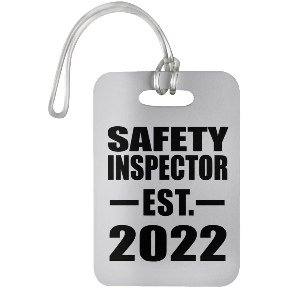 Safety Inspector Established EST. 2022 - Luggage Bag Tag