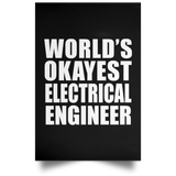 World's Okayest Electrical Engineer - Poster Portrait