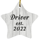 Driver Established Est. 2022 - Star Ornament F
