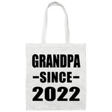 Grandpa Since 2022 - Tote Bag White