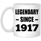 107th Birthday Legendary Since 1917 - 11oz Coffee Mug
