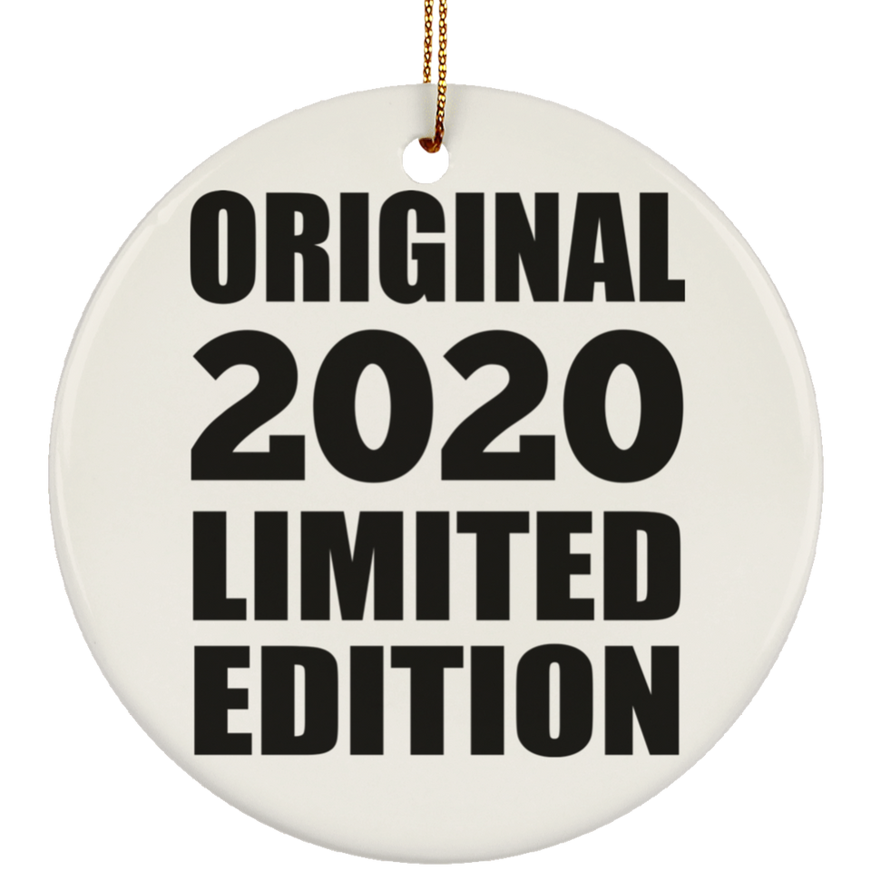 4th Birthday Original 2020 Limited Edition - Circle Ornament