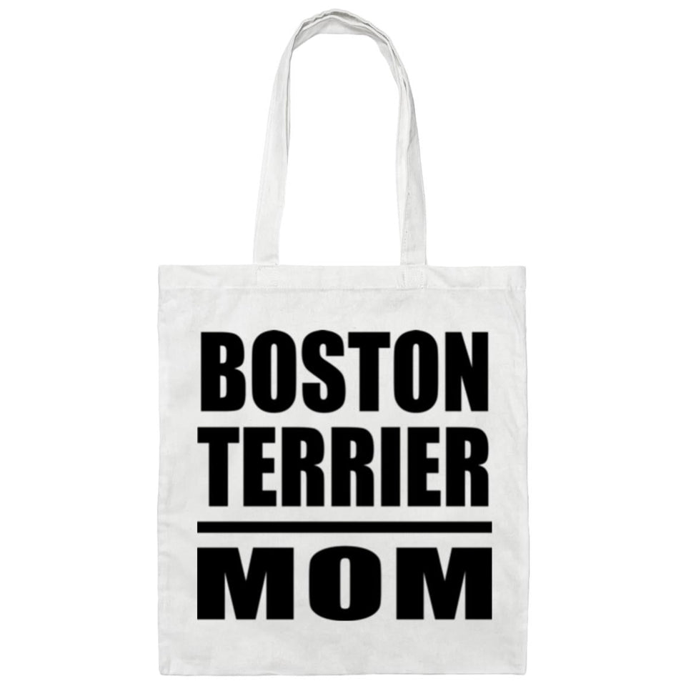 Boston Terrier Mom - Tote Bag White