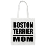 Boston Terrier Mom - Tote Bag White