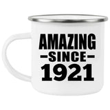 103rd Birthday Amazing Since 1921 - 12oz Camping Mug