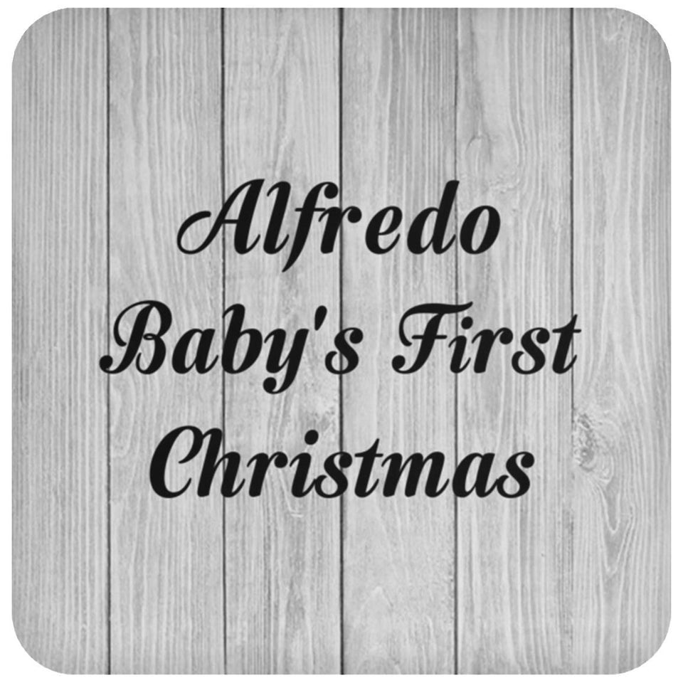 Alfredo Baby's First Christmas - Drink Coaster F
