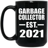 Garbage Collector Established EST. 2021 - 15oz Coffee Mug Black