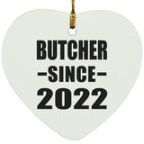 Butcher Since 2022 - Heart Ornament