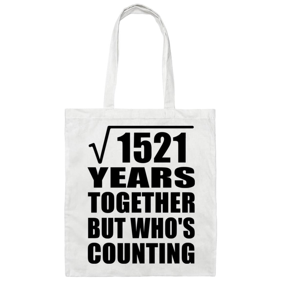 39th Anniversary Square Root of 1521 Years Who's Counting - Tote Bag White