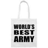 World's Best Army - Tote Bag White