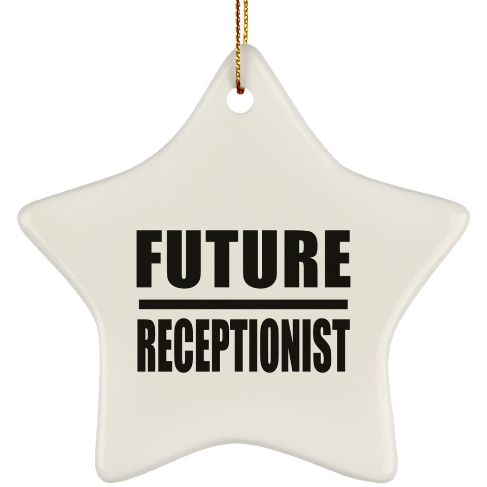 Future Receptionist - Star Ornament