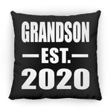 Grandson Established EST. 2020 - Throw Pillow Black
