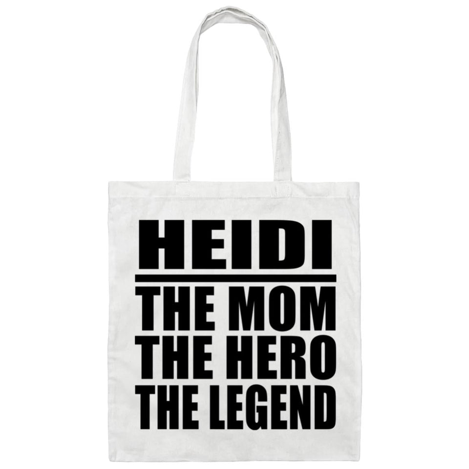 Heidi The Mom The Hero The Legend - Tote Bag White