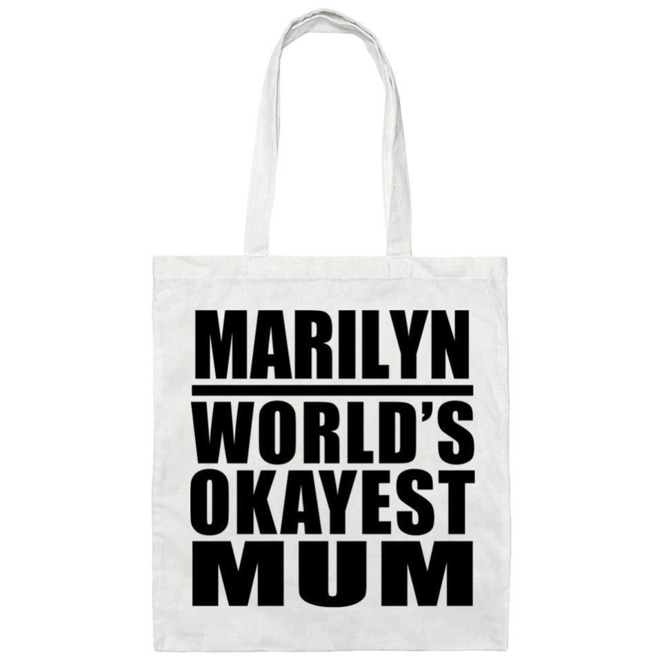 Marilyn World's Okayest Mum - Tote Bag White