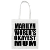 Marilyn World's Okayest Mum - Tote Bag White