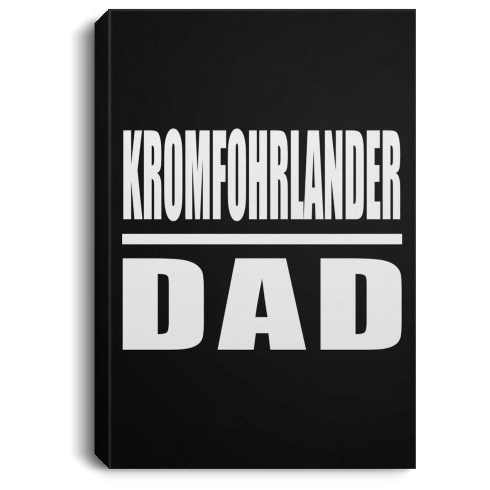 Kromfohrlander Dad - Canvas Portrait