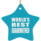 World's Best Grandmother - Star Ornament