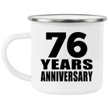 76th Anniversary 76 Years - 12oz Camping Mug