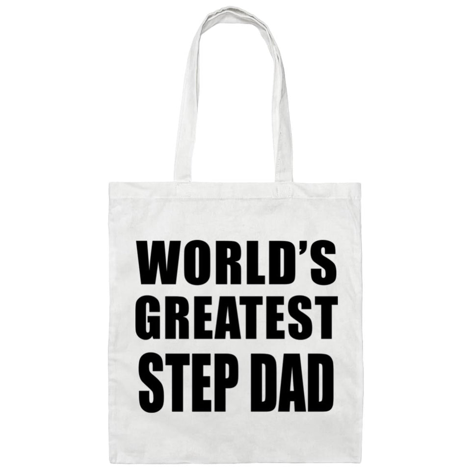 World's Greatest Step Dad - Tote Bag White