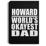 Howard World's Okayest Dad - Canvas Portrait