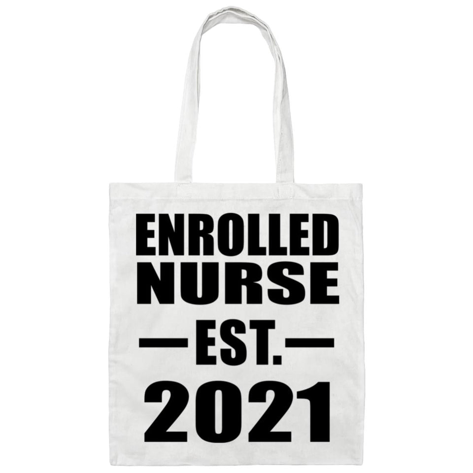 Enrolled Nurse Established EST. 2021 - Tote Bag White