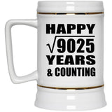 Happy 95th Anniversary Square Root of 9025 Years & Counting - Beer Stein