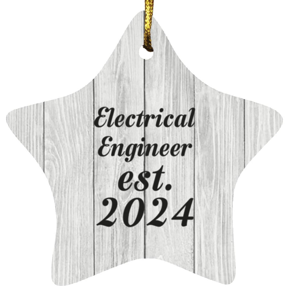 Electrical Engineer Established Est. 2024 - Star Ornament F