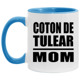 Coton De Tulear Mom - 11oz Accent Mug Blue