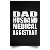 Dad Husband Medical Assistant - Poster Portrait
