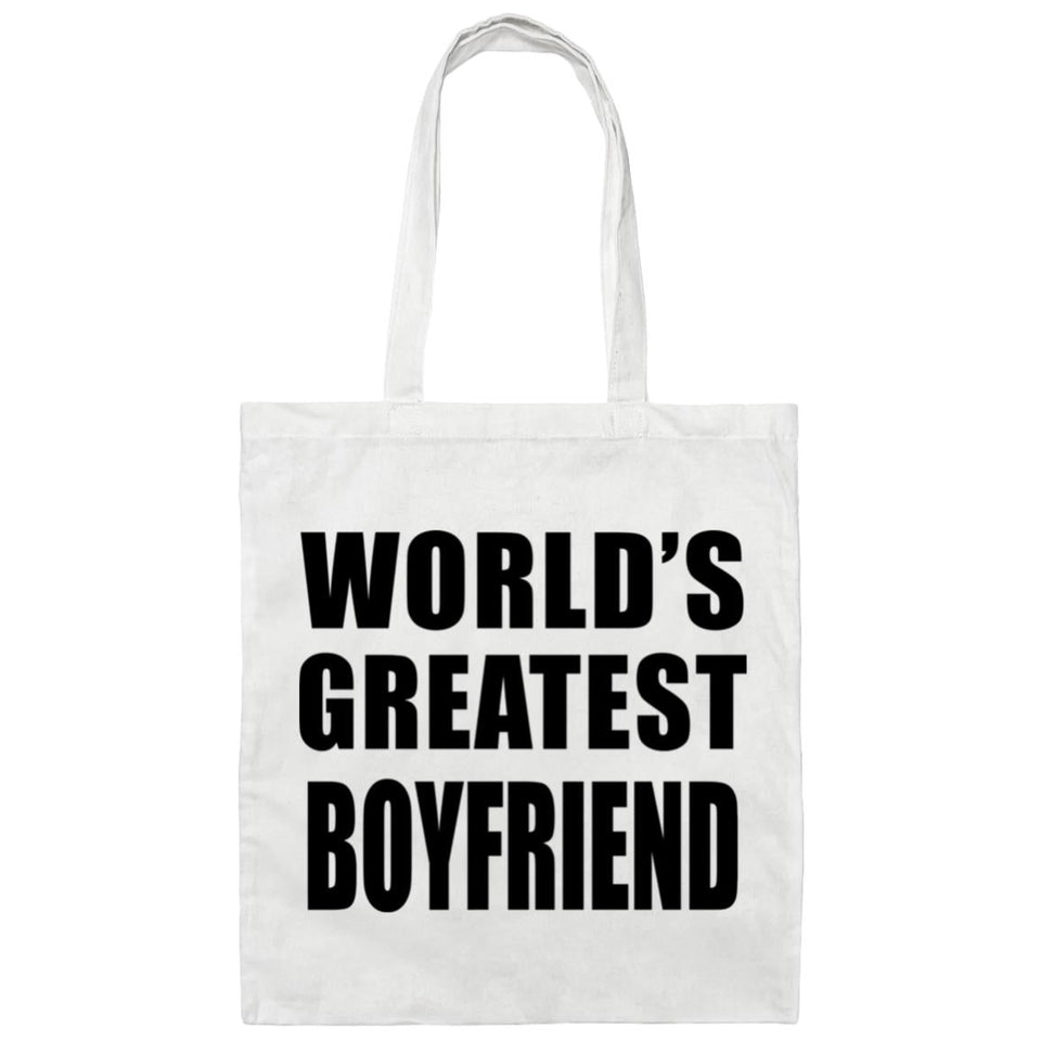 World's Greatest Boyfriend - Tote Bag White
