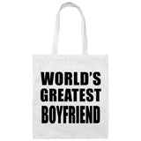 World's Greatest Boyfriend - Tote Bag White