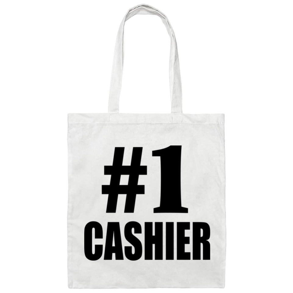 Number One #1 Cashier - Tote Bag White