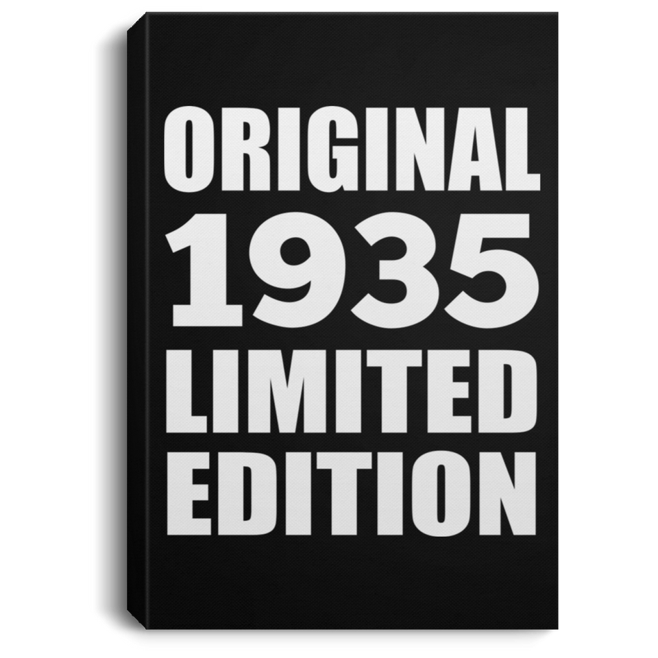 89th Birthday Original 1935 Limited Edition - Canvas Portrait