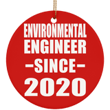 Environmental Engineer Since 2020 - Circle Ornament