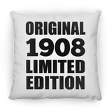 116th Birthday Original 1908 Limited Edition - Throw Pillow