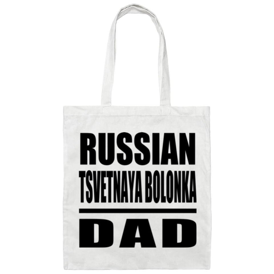 Russian Tsvetnaya Bolonka Dad - Tote Bag White