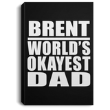Brent World's Okayest Dad - Canvas Portrait