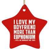 I Love My Boyfriend More Than Euphonium - Star Ornament