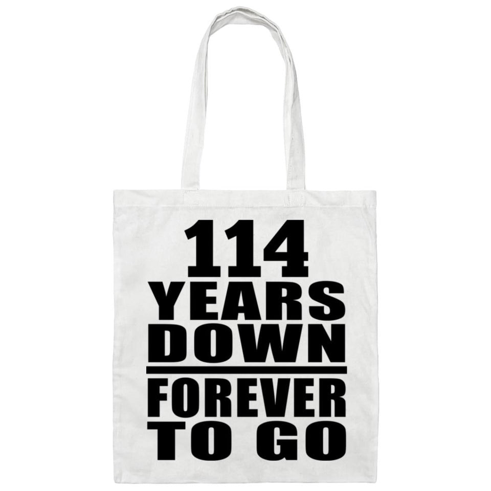 114th Anniversary 114 Years Down Forever to Go - Tote Bag White