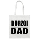 Borzoi Dad - Tote Bag White