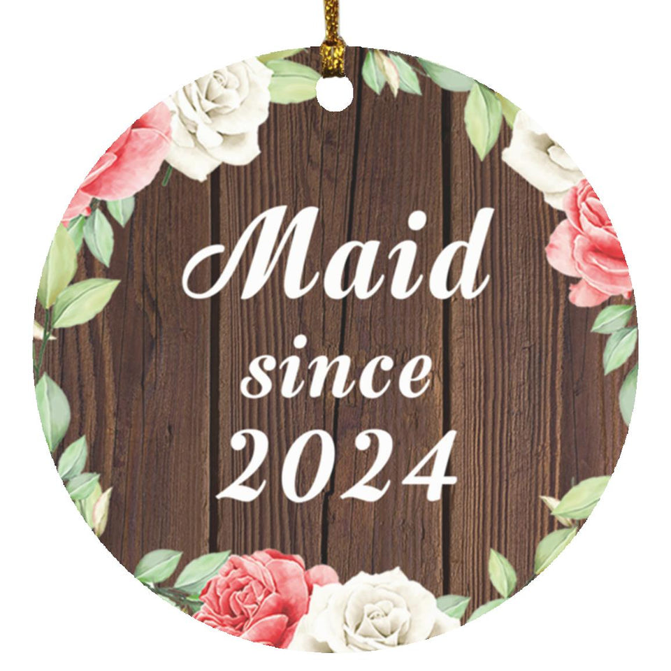 Maid Since 2024 - Circle Ornament A