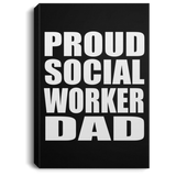 Proud Social Worker Dad - Canvas Portrait